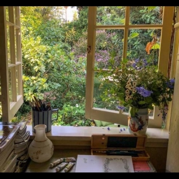 Vintage 1940’s Stonewear Kitchen Bowl Green - Picture 6 of 6